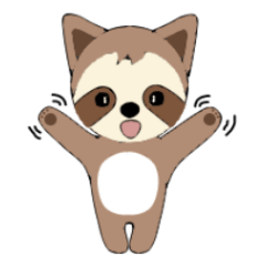 [LINEスタンプ] ラックン 