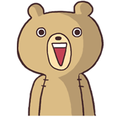 [LINEスタンプ] ぬいぐるみくまさん、うさまるを添えて