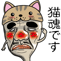 [LINEスタンプ] 猫の魂さん 