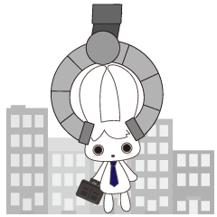 [LINEスタンプ] うささんときつねさん