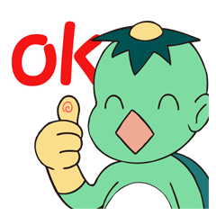 [LINEスタンプ] かっぱのパ太郎 