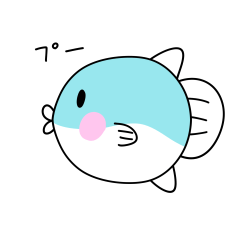 [LINEスタンプ] 平面マンボウ 