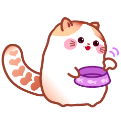 [LINEスタンプ] Pochi The Adorable Cat (Int'l Version) 