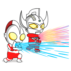 [LINEスタンプ] 動く！ウルトラマン ヒーロー＆怪獣 