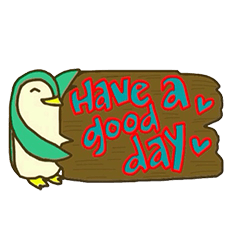 [LINEスタンプ] 動物たちと英語であいさつ 
