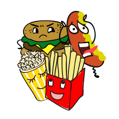 [LINEスタンプ] We are Yummy！ 