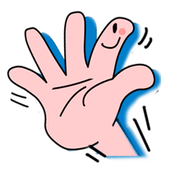 [LINEスタンプ] 手の気持ち 