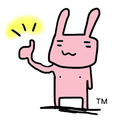 [LINEスタンプ] ちぃちゃん家のちくびウサギ 