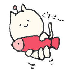 [LINEスタンプ] 宇宙ネコと地球ウサギ 