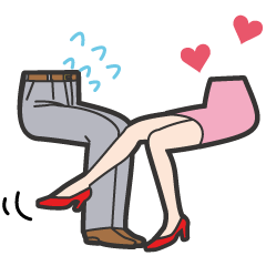 [LINEスタンプ] 腰丈ちゃん 