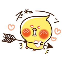 [LINEスタンプ] オカメインコ(●・θ・●)スタンプ 