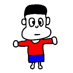 [LINEスタンプ] マモル君の裏表のある日常 