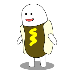 [LINEスタンプ] Hot Dog Man 