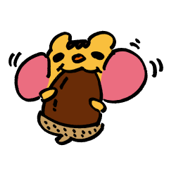 [LINEスタンプ] あたいはリス！ 