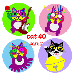 [LINEスタンプ] cat40 part2 