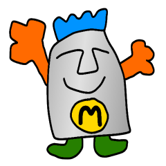 [LINEスタンプ] 陽気なモアイ