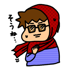 [LINEスタンプ] わりときらくなひと（日常編）