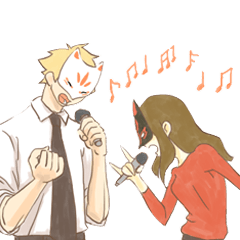 [LINEスタンプ] Fox Masked 