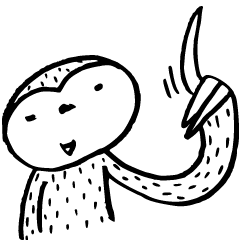[LINEスタンプ] ナマケモノさん