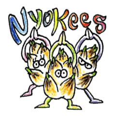 [LINEスタンプ] ニョッキーズ 