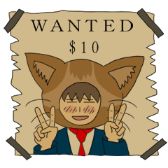 [LINEスタンプ] 猫男サラリーマン2