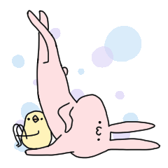 [LINEスタンプ] うさぎーず