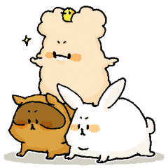 [LINEスタンプ] くまいぬつうしん！