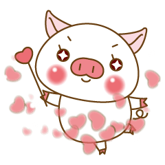 [LINEスタンプ] ていねいなブタさんスタンプ 