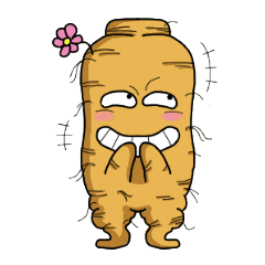 [LINEスタンプ] Amusing Mr. Ginseng part 1 (Daily Life) 