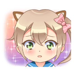 [LINEスタンプ] Nanako ＆ Q-Bi 