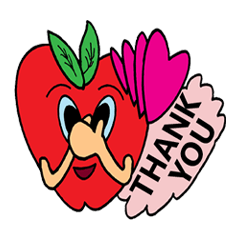 [LINEスタンプ] Happy Apples 1 