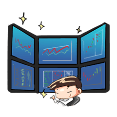 [LINEスタンプ] Trader Daily(Eng) 