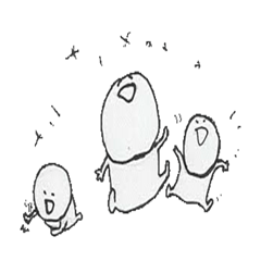 [LINEスタンプ] ちびっこ3にん 