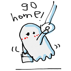 [LINEスタンプ] Cloth ghost 