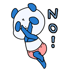 [LINEスタンプ] のーぱんだ 