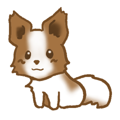 [LINEスタンプ] パピヨン 犬スタンプ 