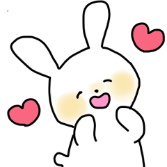 [LINEスタンプ] 甘えんぼ、らびたん。 
