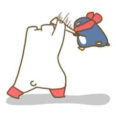 [LINEスタンプ] ポーラとナターシャ 