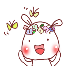 [LINEスタンプ] 普通のうさぎ 