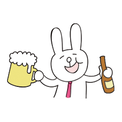 [LINEスタンプ] ウサ・リーマン 