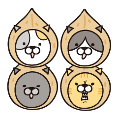 [LINEスタンプ] くるみねこ！ 