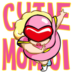 [LINEスタンプ] キューティー 桃井 