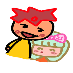[LINEスタンプ] uwa-kin ＆ waity 