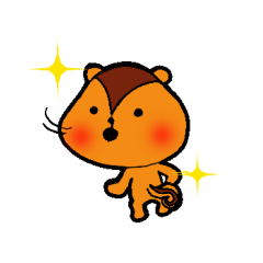 [LINEスタンプ] ぽけっとリスの一日 