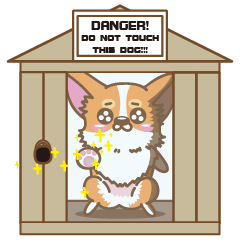 [LINEスタンプ] CORGIKICK 
