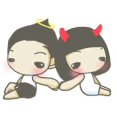 [LINEスタンプ] Mr.A ＆ Miss.D 