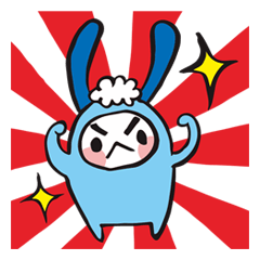 [LINEスタンプ] Spray rabbit I 