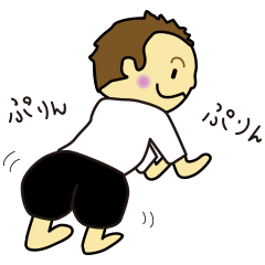 [LINEスタンプ] 赤ちゃんの気まぐれ返事2 