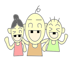 [LINEスタンプ] お歯黒一家 