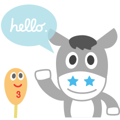 [LINEスタンプ] ろばのロバート 